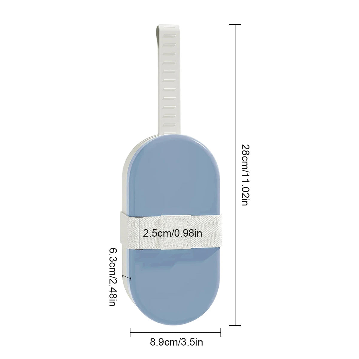 Botella de agua 2 en 1 para perros con compartimento de comida