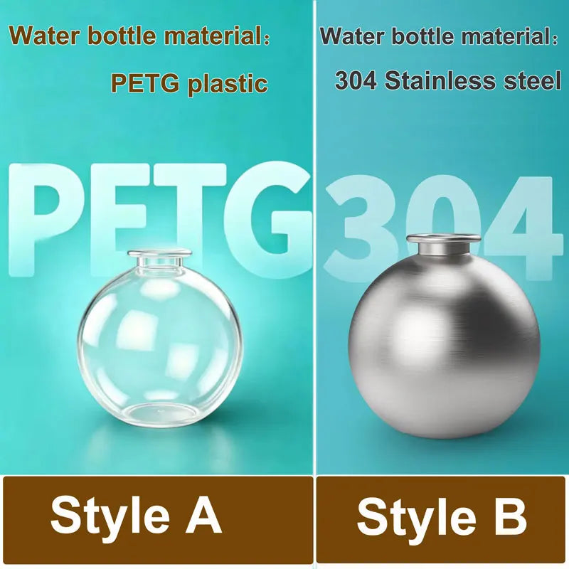 Botella portátil con cuenco de silicona para perros — antifugas